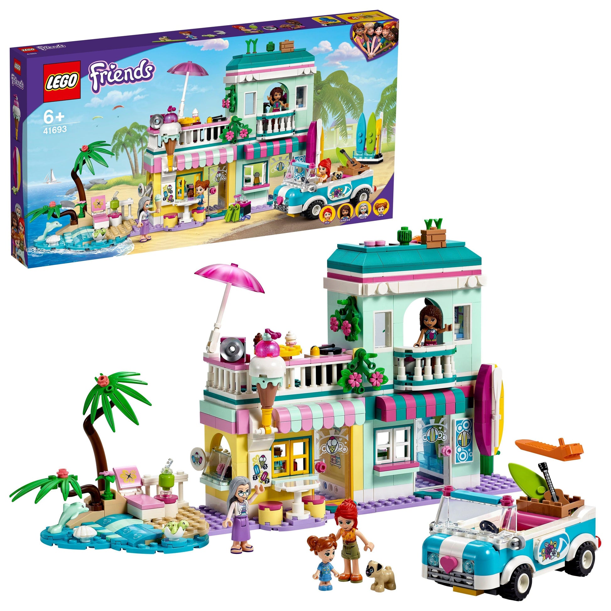 LEGO Surfer strand huis aan zee 41693 Friends | 2TTOYS ✓ Official shop<br>