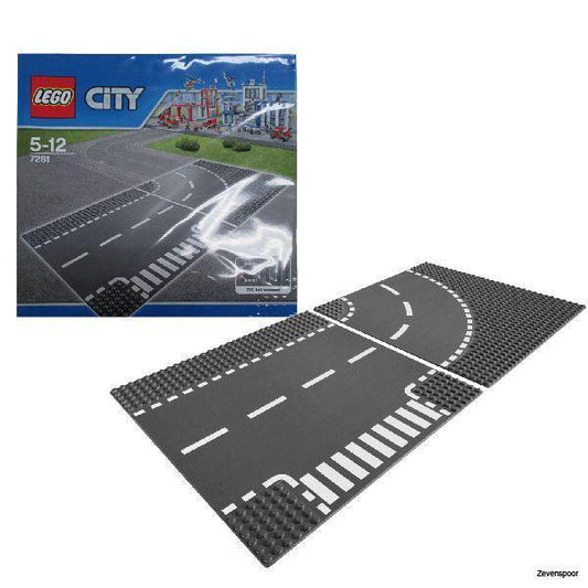 LEGO T-Junction & Curved Road Plates 7281 CITY LEGO CITY VILLE @ 2TTOYS LEGO €. 14.99