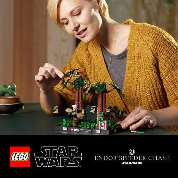 LEGO The Endor Speeder Bike Chase Diorama 75353 StarWars LEOG STARWARS @ 2TTOYS | Official LEGO shop😊🥰 LEGO €. 79.99