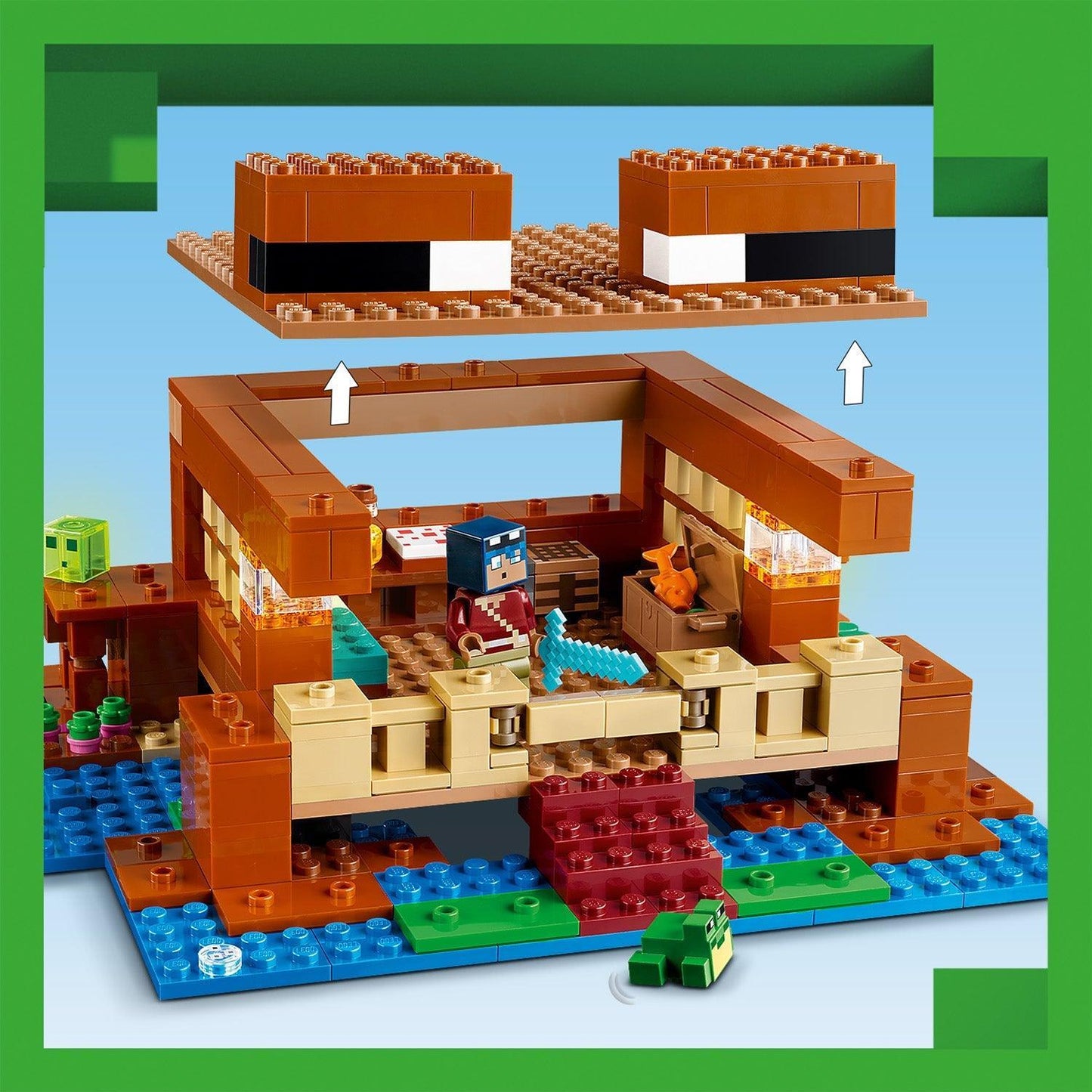 LEGO The Frog House 21256 Minecraft LEGO MINECRAFT @ 2TTOYS LEGO €. 54.99