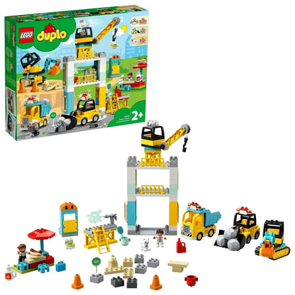 LEGO Torenkraan & Bouwterrein 10933 DUPLO | 2TTOYS ✓ Official shop<br>