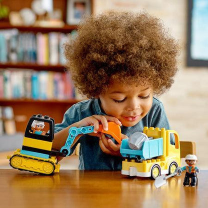 LEGO Truck & Graafmachine met rupsbanden 10931 DUPLO | 2TTOYS ✓ Official shop<br>