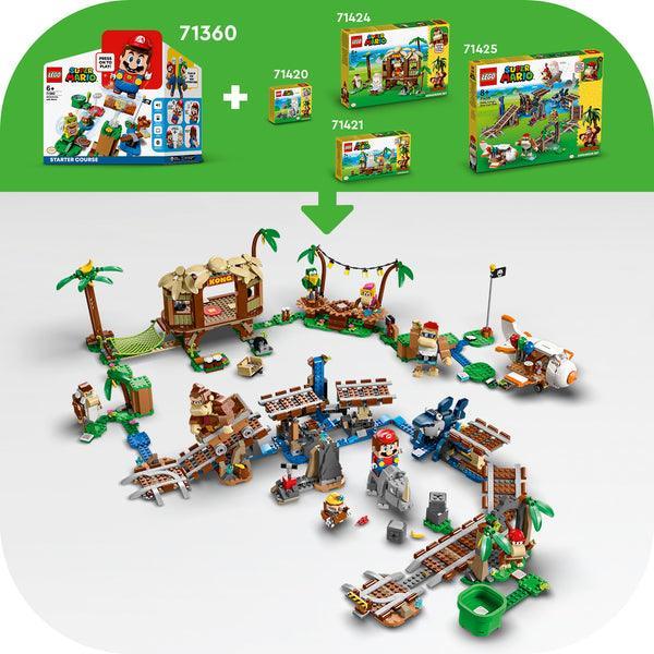 LEGO Uitbreidingsset: Donkey Kongs boomhut 71424 SuperMario LEGO @ 2TTOYS LEGO €. 54.98