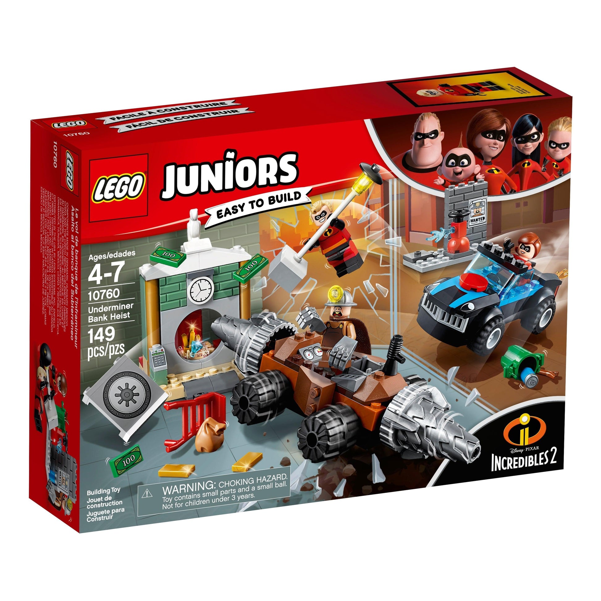 LEGO Underminer Bank Heist 10760 Juniors | 2TTOYS ✓ Official shop<br>