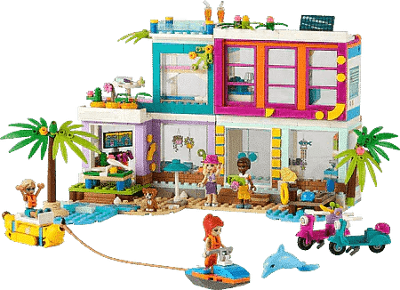LEGO Vakantie Strandhuis 41709 Friends | 2TTOYS ✓ Official shop<br>