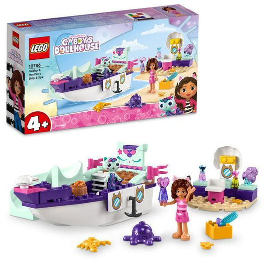 LEGO Vertroetelschip van Gabby en Meerminkat 10786 Gabby's Dollhouse | 2TTOYS ✓ Official shop<br>