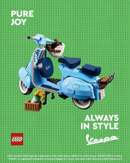 LEGO Vespa 125 Piaggio Scooter 10298 Icons | 2TTOYS ✓ Official shop<br>