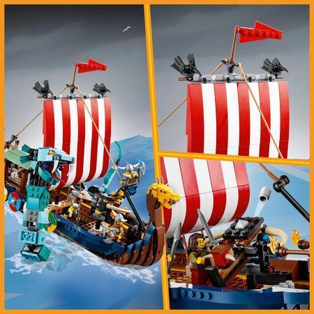 LEGO Viking Ship and the Midgard Serpent 31132 Creator LEGO CREATOR @ 2TTOYS LEGO €. 119.99