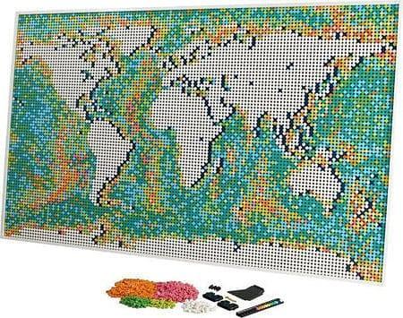 LEGO Wereldkaart / kaart van de wereld / World map 31203 Art | 2TTOYS ✓ Official shop<br>