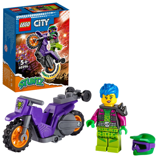 LEGO Wheelie stunt motor with stuntman 60296 City LEGO CITY STUNTZ @ 2TTOYS LEGO €. 7.99