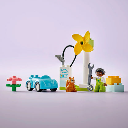 LEGO Wind Turbine and Electric Car 10985 DUPLO @ 2TTOYS | Official LEGO shop😊🥰 LEGO €. 9.99