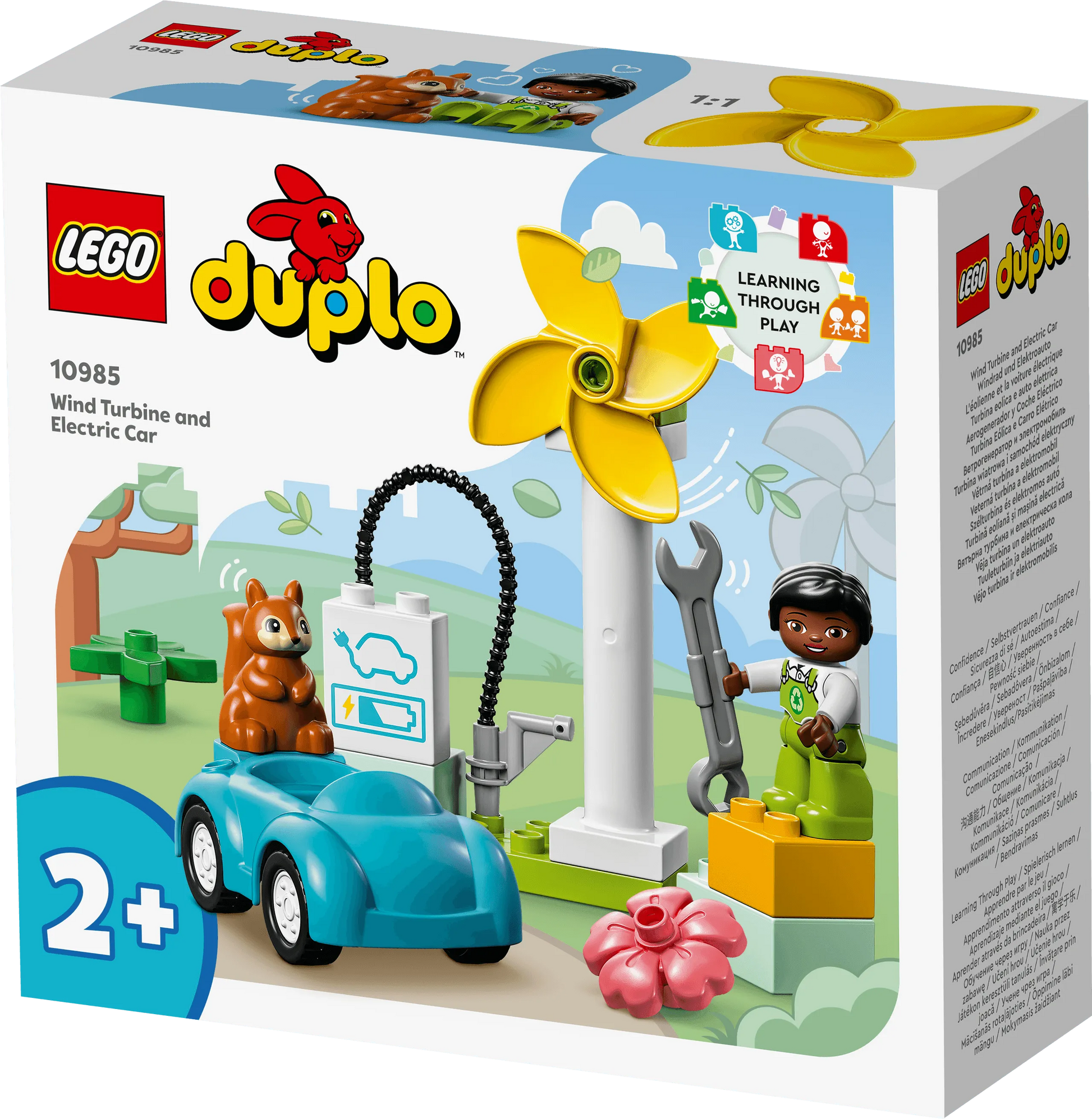 LEGO Wind Turbine and Electric Car 10985 DUPLO @ 2TTOYS | Official LEGO shop😊🥰 LEGO €. 9.99