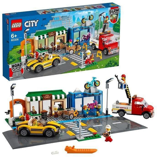 LEGO Winkelstraat met bakkerij, fietsenwinkel en park 60306 City Ville LEGO CITY VILLE @ 2TTOYS LEGO €. 89.99