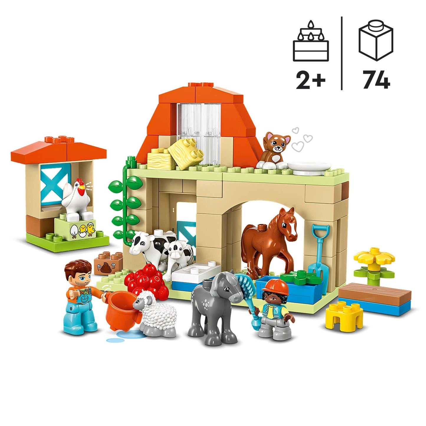 LEGO Zorg voor de dieren van de boerderij 10416 DUPLO | 2TTOYS ✓ Official shop<br>