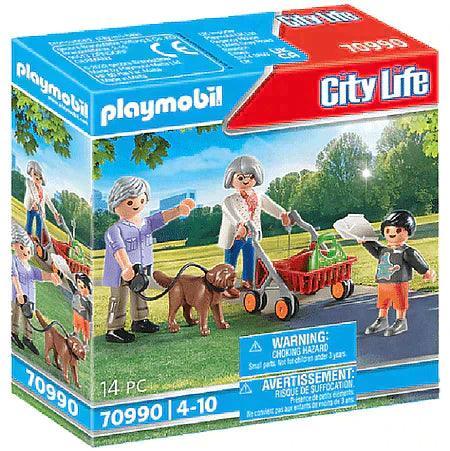 Playmobil Grootouders met kleinkinderen woonhuis 70990 City Life | 2TTOYS ✓ Official shop<br>