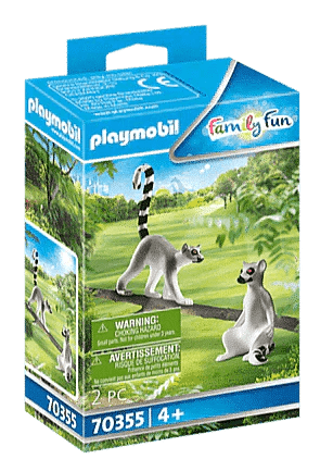PLAYMOBIL Koppel ringstaartmaki's voor de dieren tuin 70355 City Life | 2TTOYS ✓ Official shop<br>