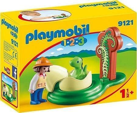 Playmobil Onderzoeker met babydino 9121 1,2,3 | 2TTOYS ✓ Official shop<br>