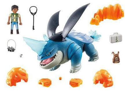 PLAYMOBIL Plowhorn & D'Angelo 71082 Dragons: The Nine Realms | 2TTOYS ✓ Official shop<br>