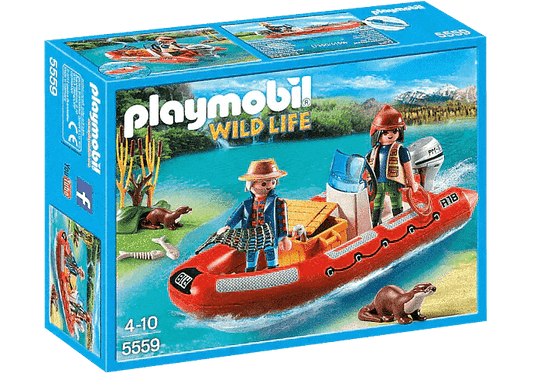 Playmobil Rubberboot met stropers 5559 Wildlife PLAYMOBIL @ 2TTOYS PLAYMOBIL €. 13.99