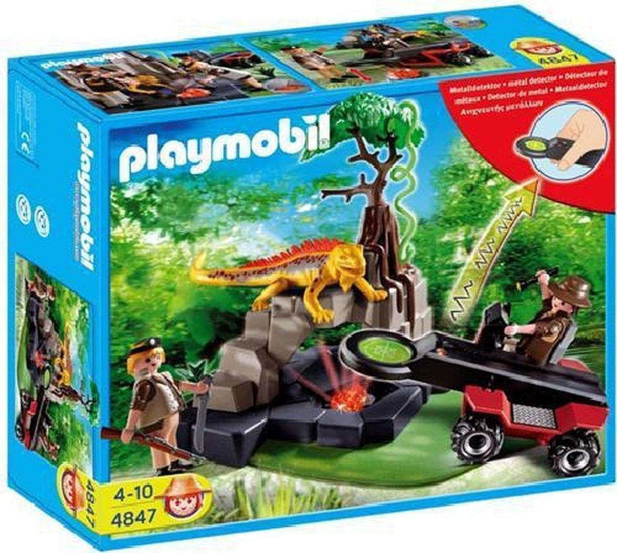 Playmobil Schattenjager Met Kristaldetector 4847 Wildlife | 2TTOYS ✓ Official shop<br>