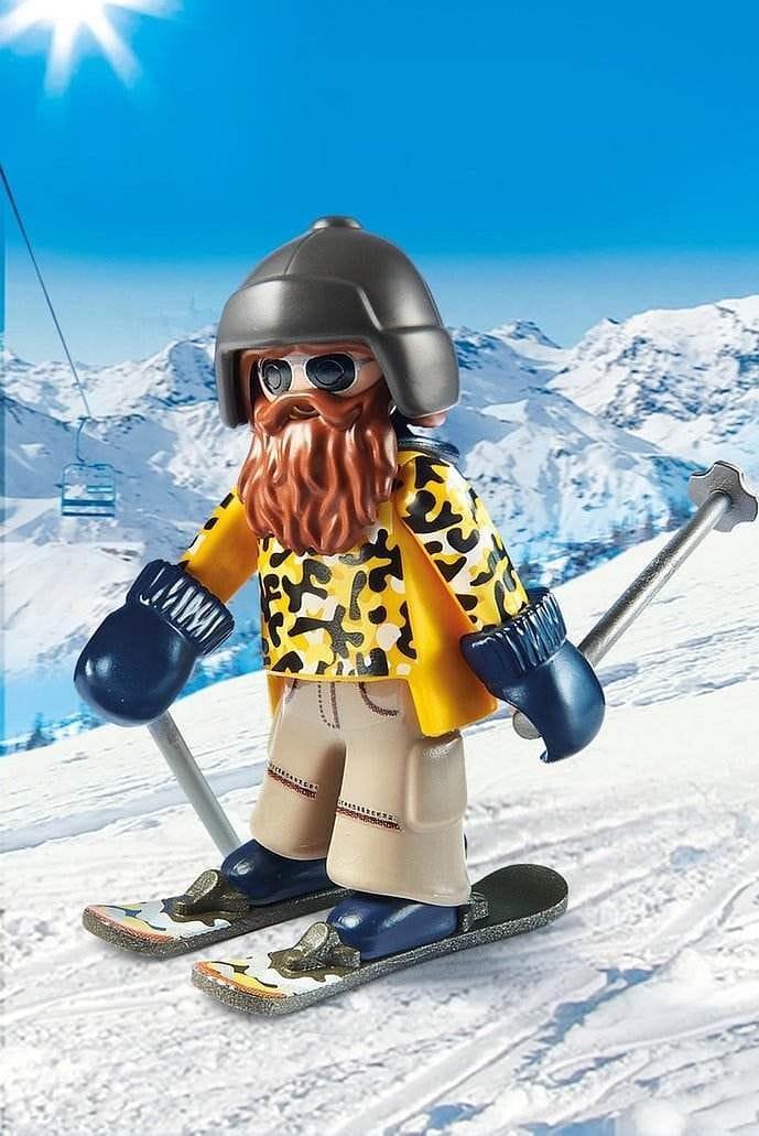 PLAYMOBIL Skiër op snowblades 9284 Family Fun Vakantie | 2TTOYS ✓ Official shop<br>