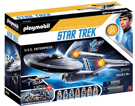 PLAYMOBIL Star Trek U.S.S. Enterprise NCC-1701 James T. Kirk 70548 | 2TTOYS ✓ Official shop<br>