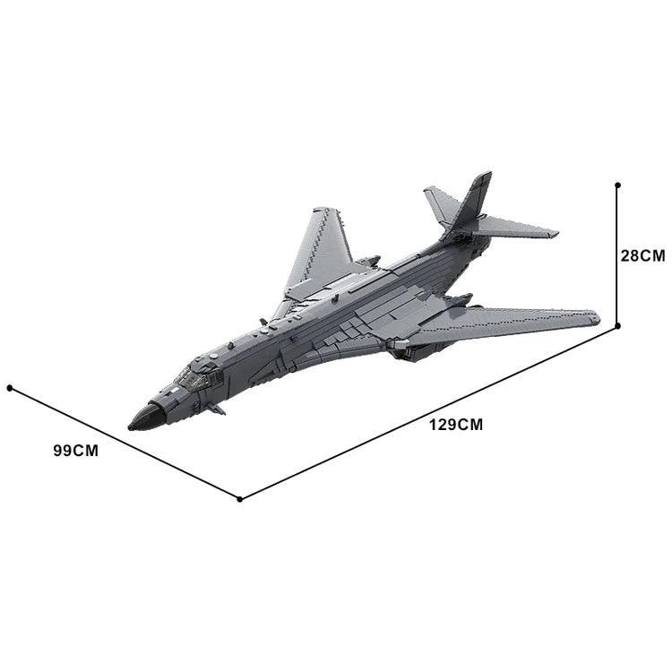 Rockwell B-1 militair vliegtuig 129CM 8335 delig BLOCKZONE @ 2TTOYS BLOCKZONE €. 525.99